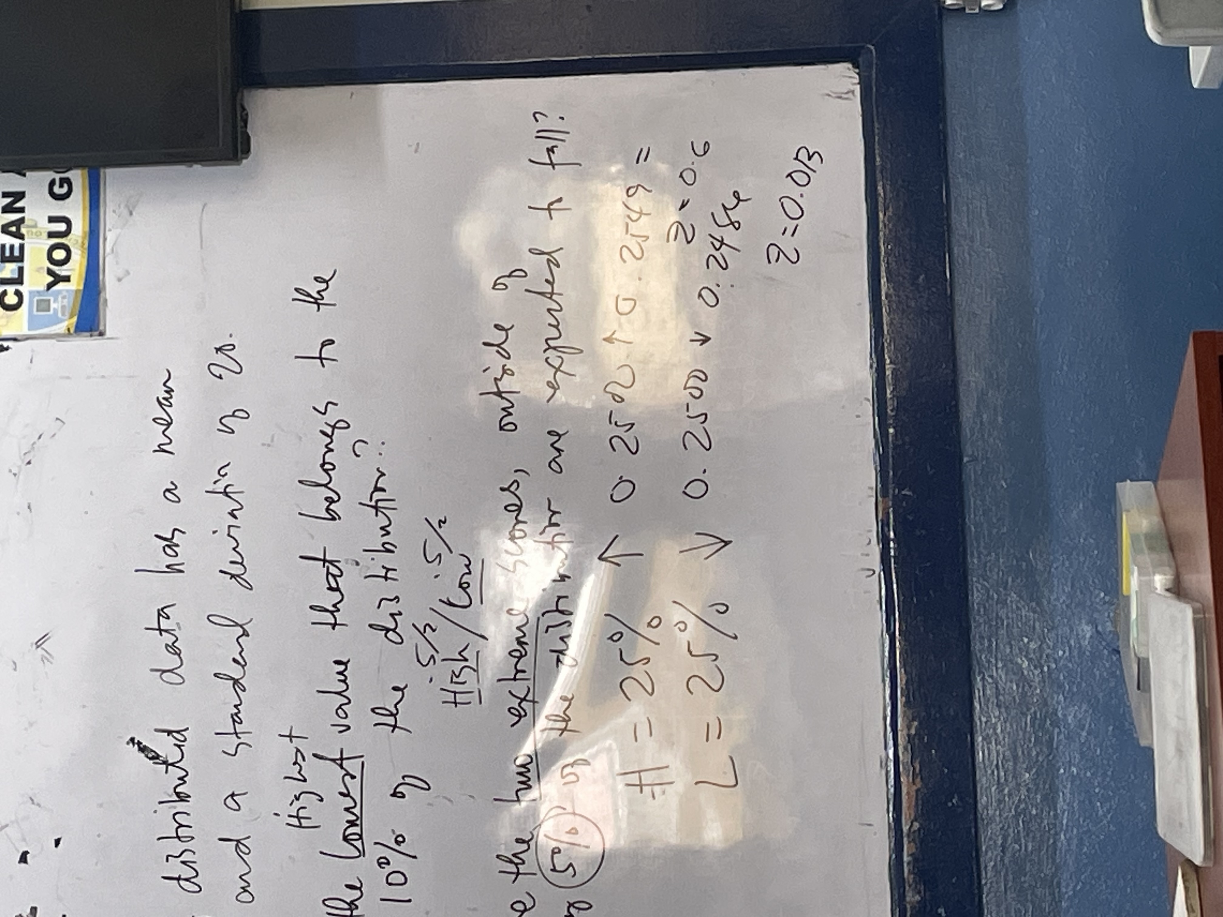 Find the corresponding standard Score of a. 68 a. 7 = 48-
