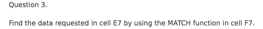 Question 3. Find the data requested in cell ET by using