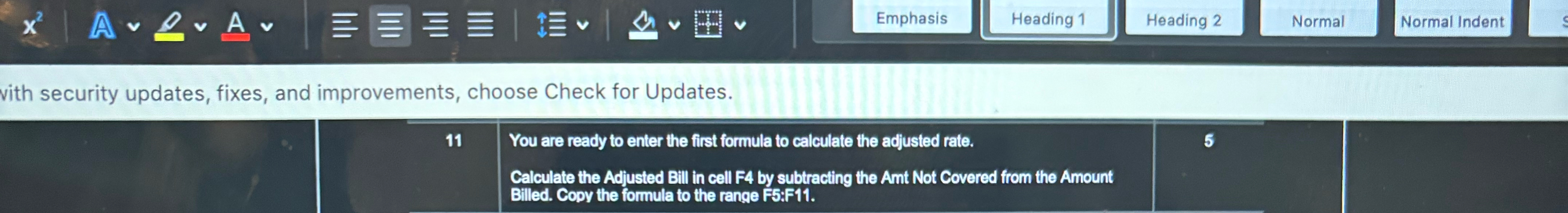  vith security updates, fixes, and improvements, choose Check for Updates. \table[[11,You