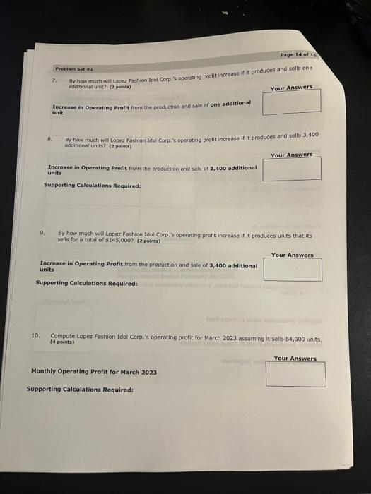 table above by computing the total cost for Febeuary 2.021 for ash