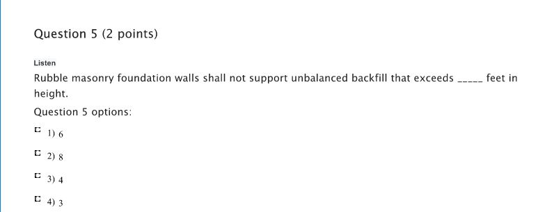 a yard. Question 14 options: G 1) True C 2) False Question