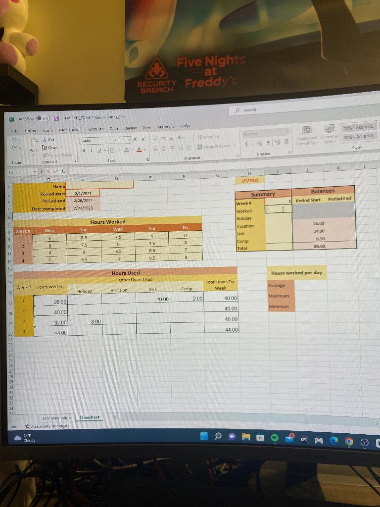 "Create lookup functions to complete the summary section. In cell I6,