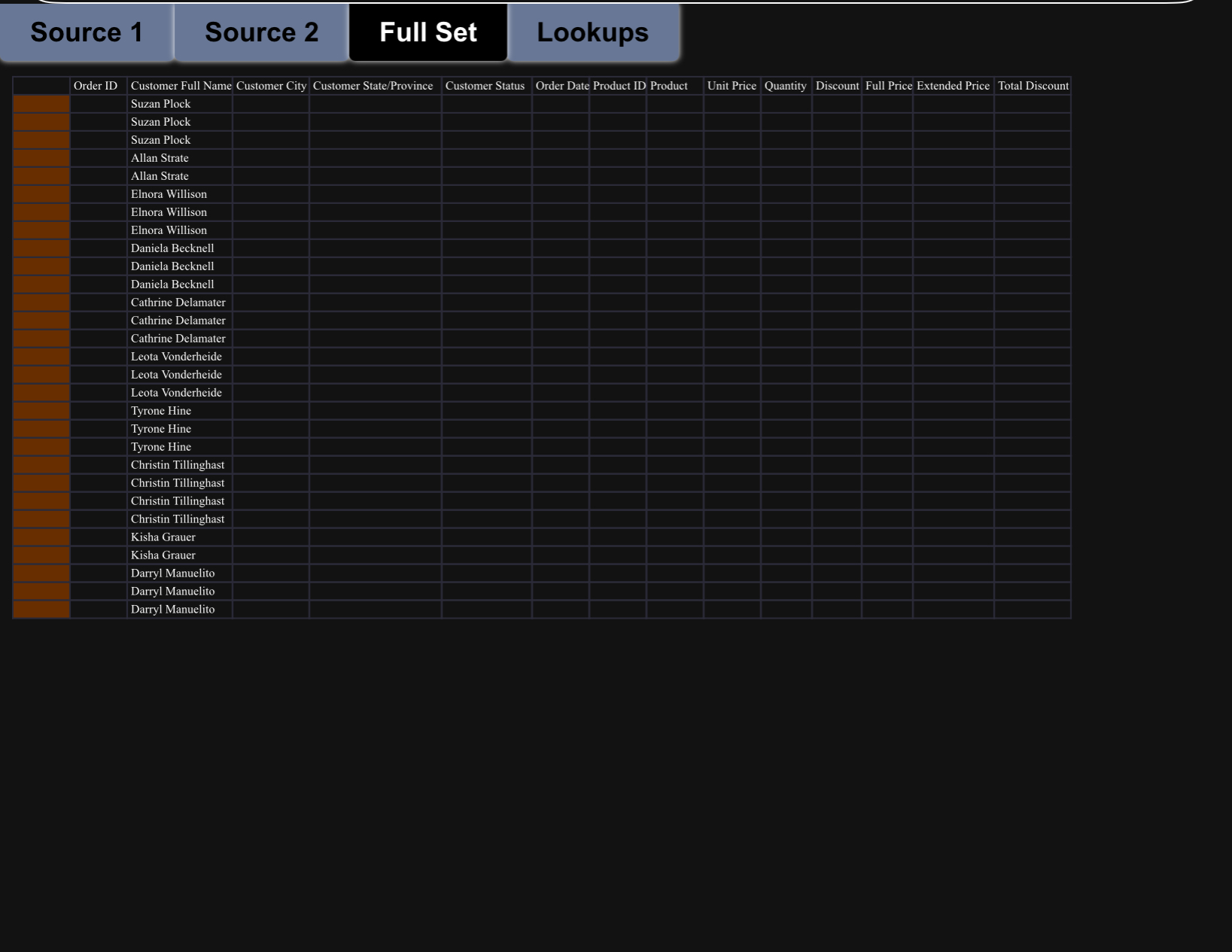 sources needs to be combined into a single file. Even in the