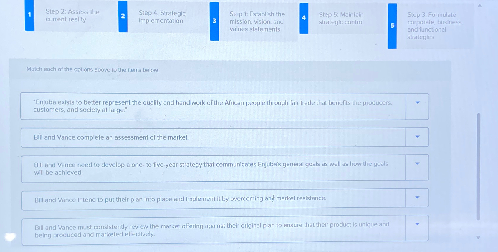  1 Step 2: Assess the current reality 2 Step 4: Strategic