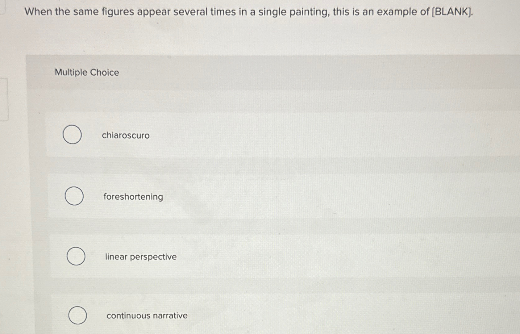  When the same figures appear several times in a single painting,