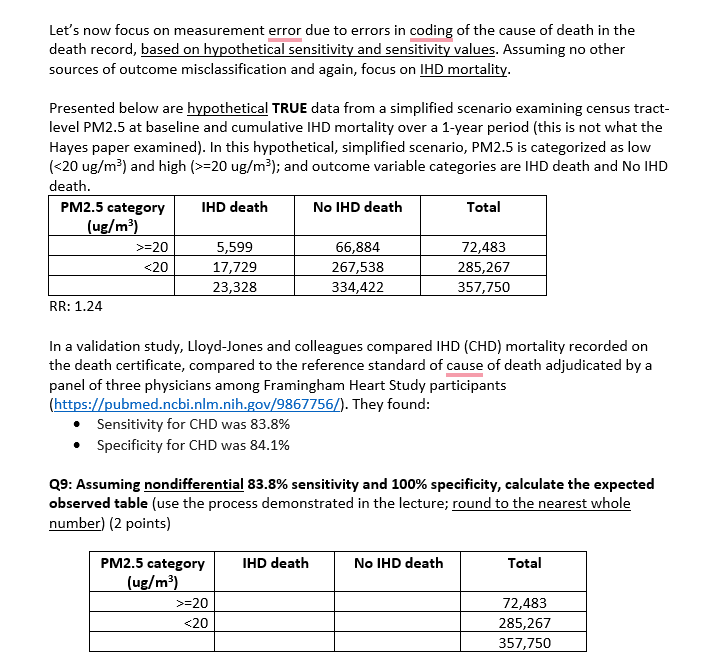 Let's now focus on measurement error due to errors in coding