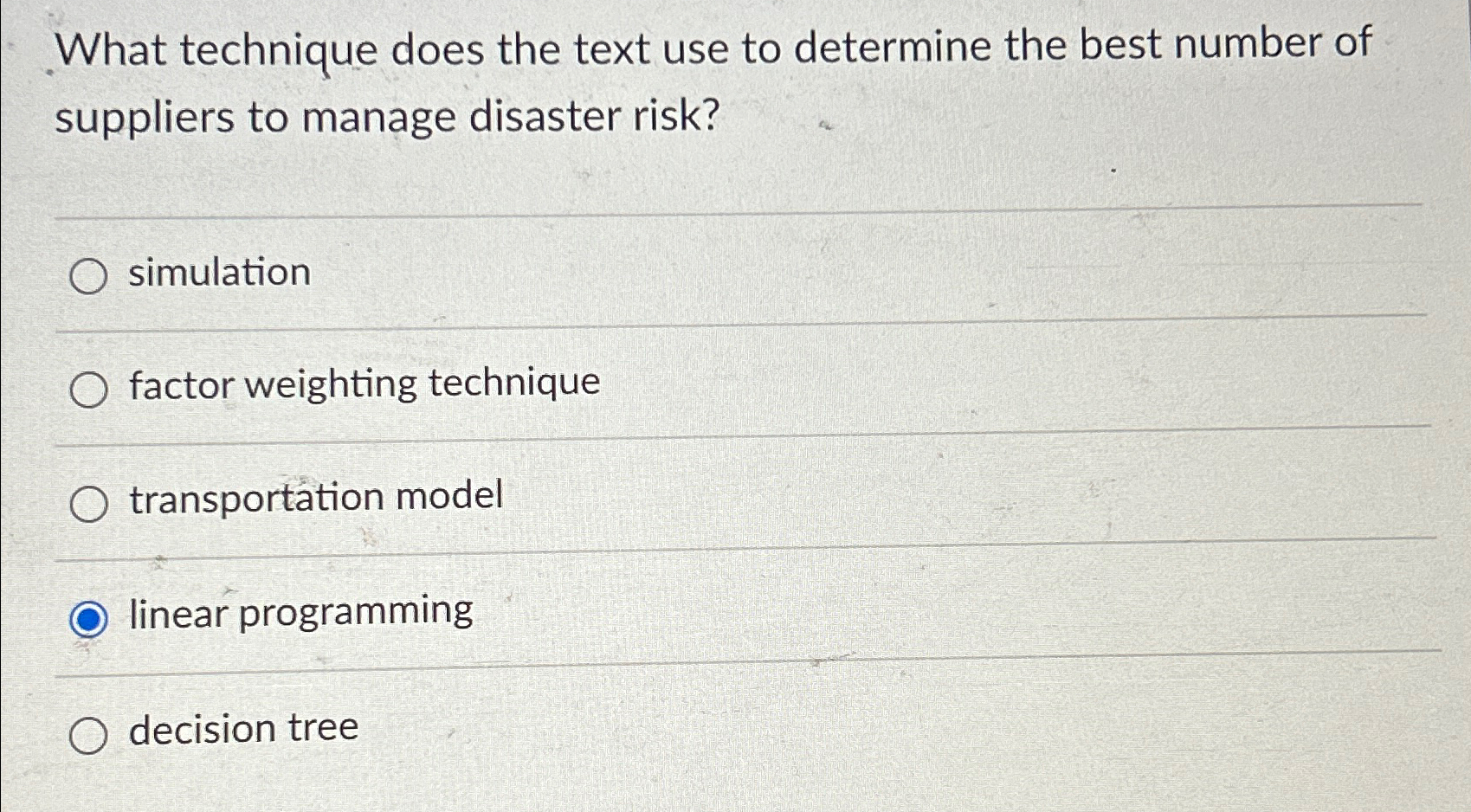  What technique does the text use to determine the best number