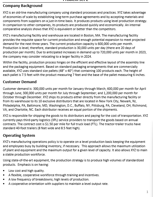 How do I identify the section(s) of the problem below which indicate