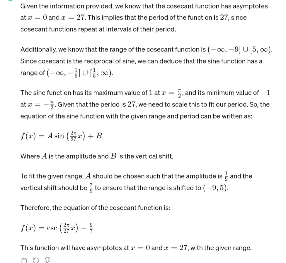 (Score for Question J._ _ Of 4 points) 3. The range of
