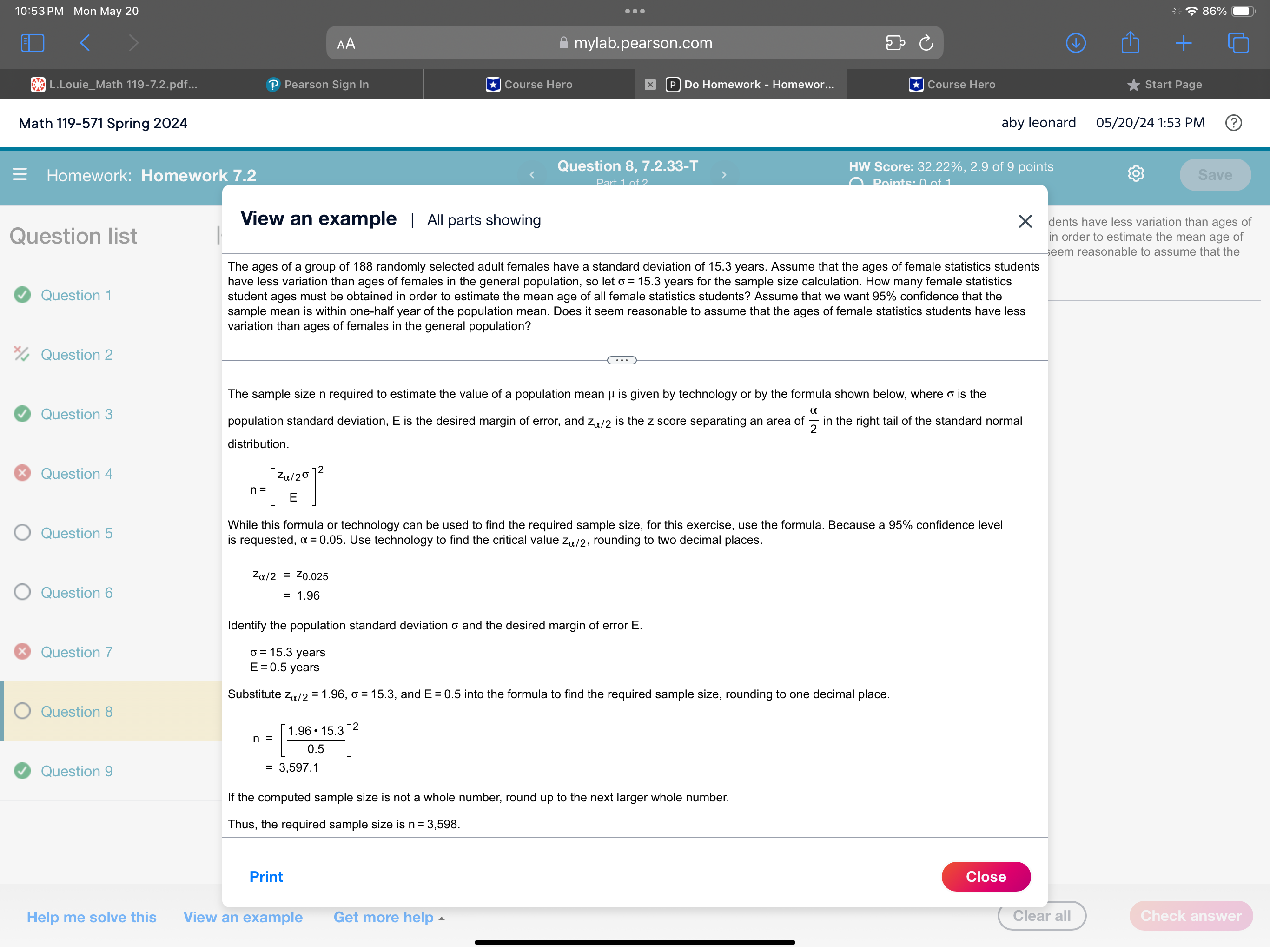 this question. it's a 2 part step to the question of answering