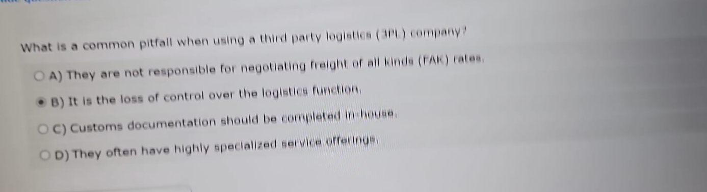  What is a common pitfall when using a thind paity loublles