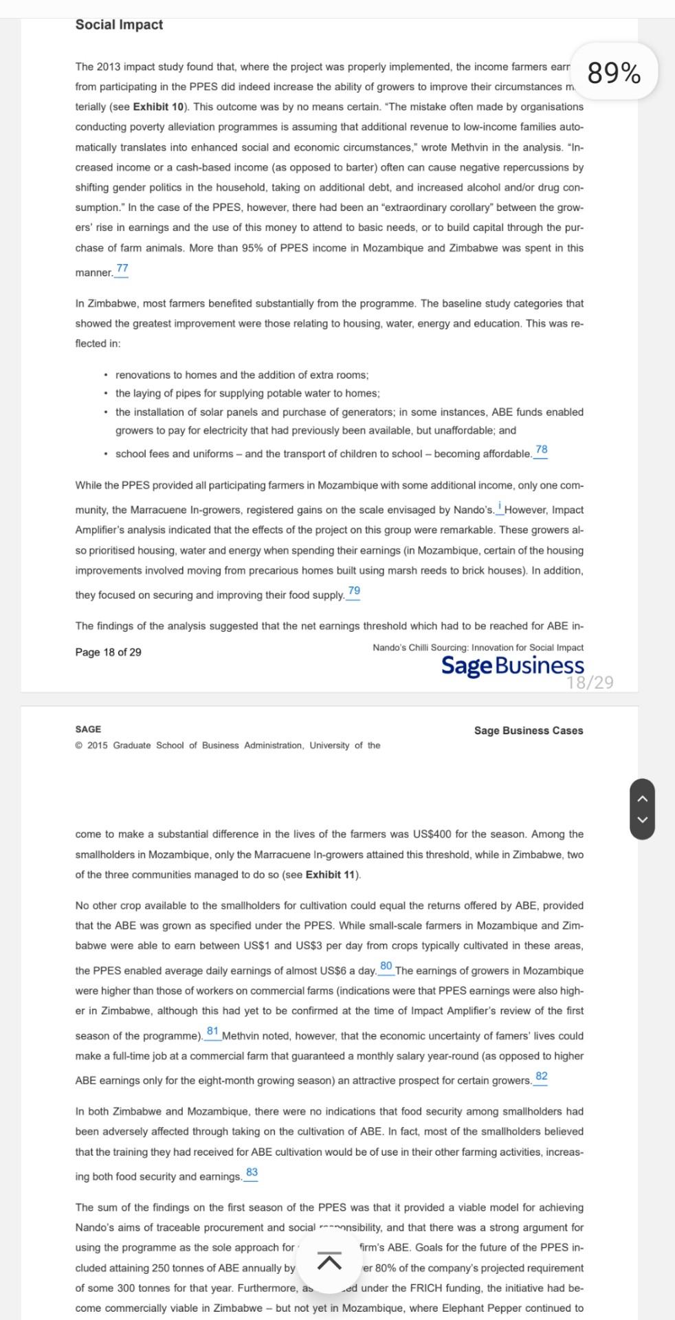 initiati had set Nando's on the road to securing its annual requirement