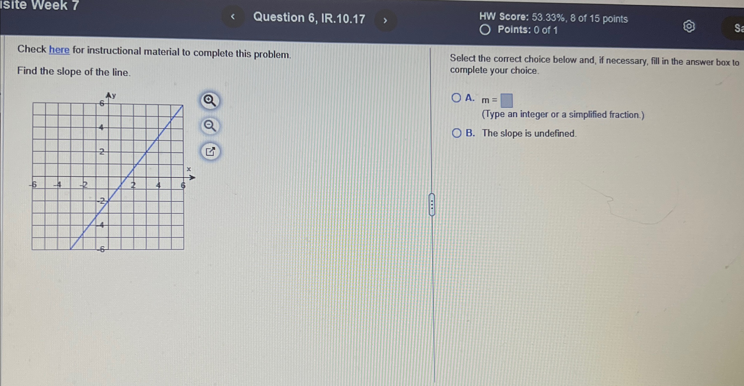 here for instructional material to complete this problem. Select the correct choice
