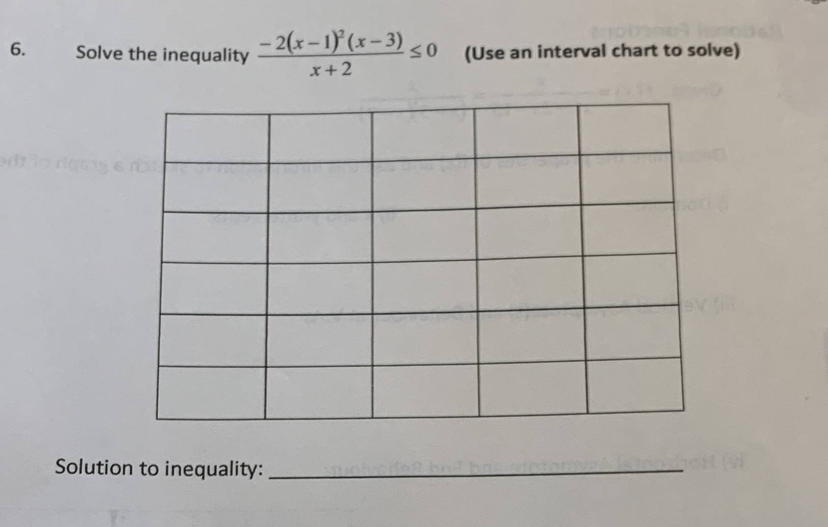 Show all steps please 6. - 2(x - 1) (x - 3)
