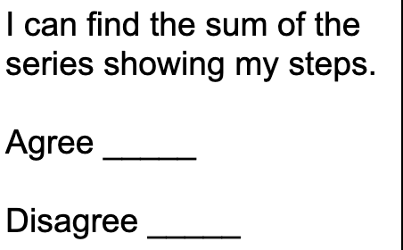 explain the difference between an arithmetic sequence and an arithmetic series. Agree