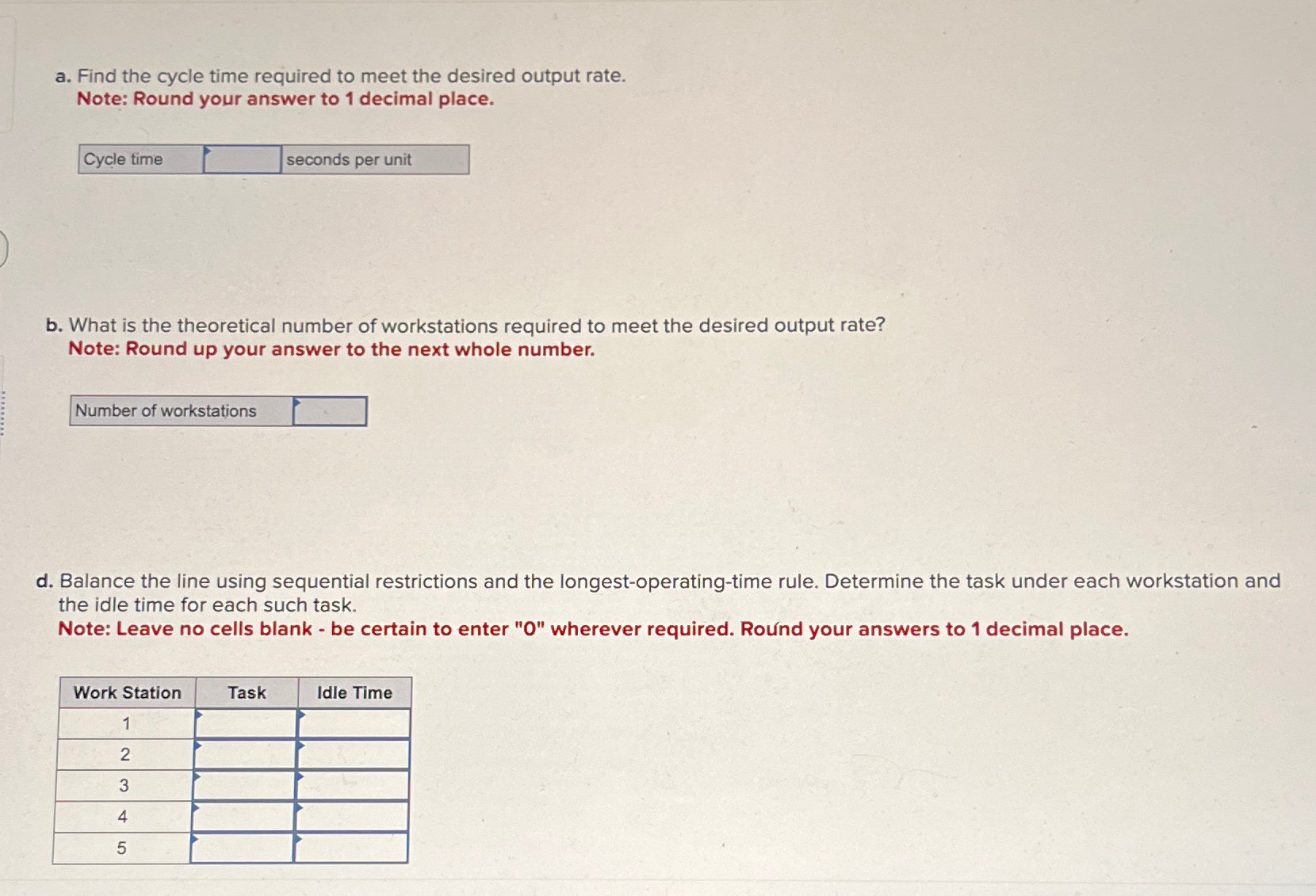  HW (i) Problem 6-19(Algo) The following tasks are to be performed