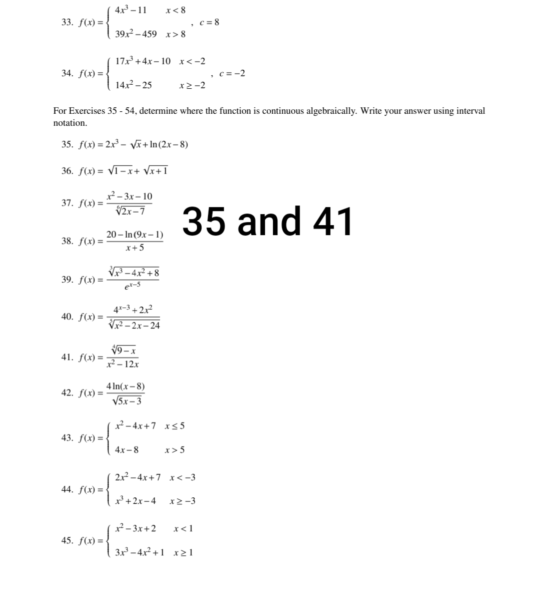 also state the condition in the definition of continuity at a point