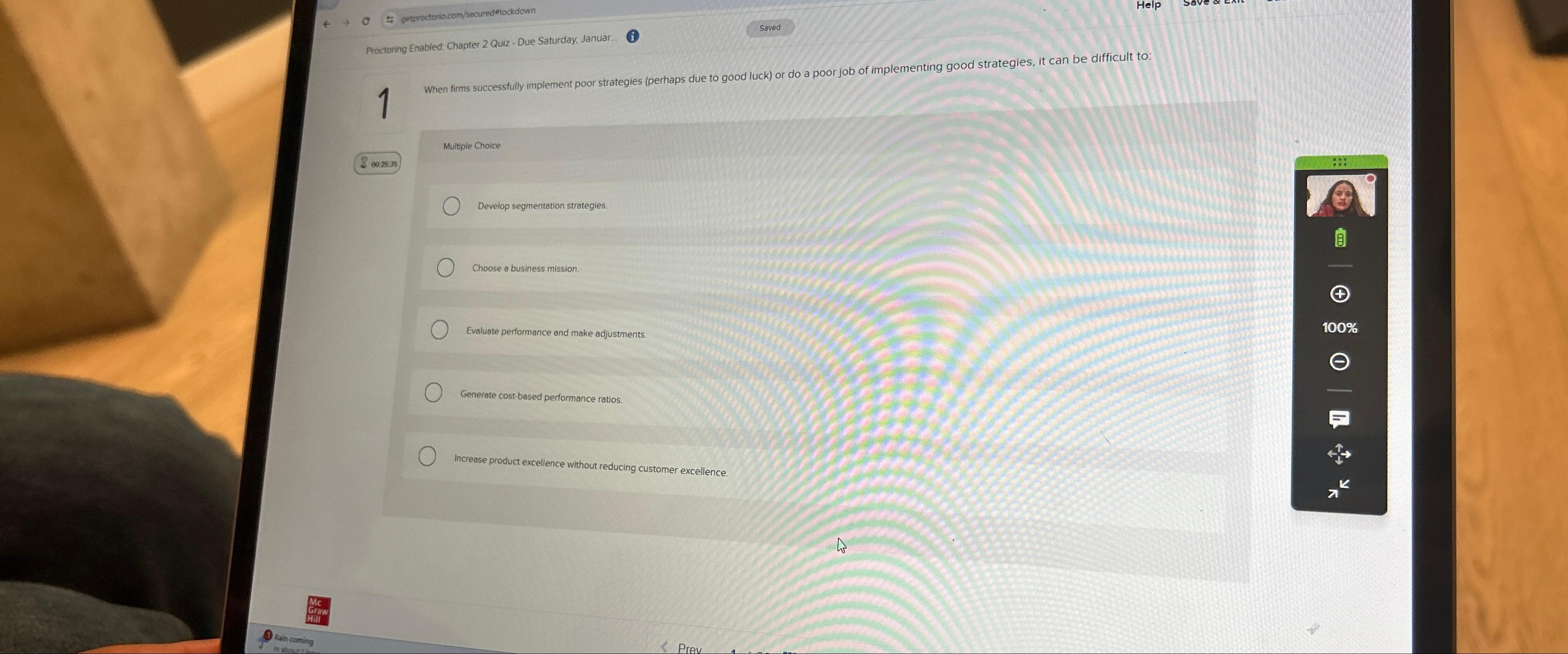  1 When firms successfully implement poor strategies (perhaps due to good