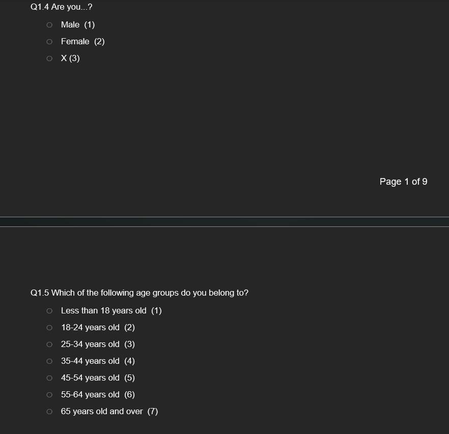 developing cross-tabs (also called data tables) that will help us analyze the