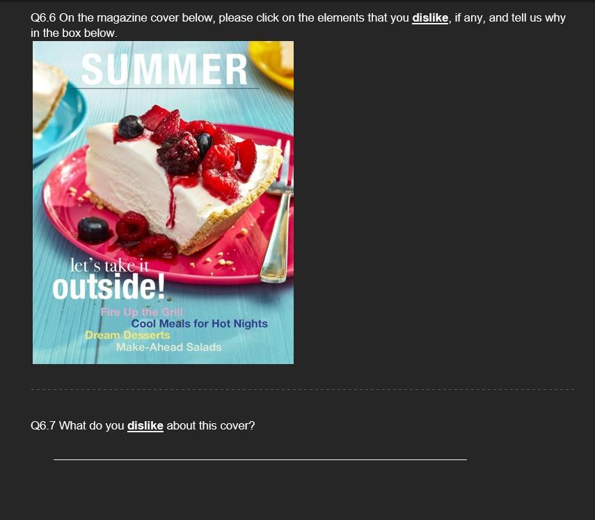 to create a banner that will help this grocery store select a
