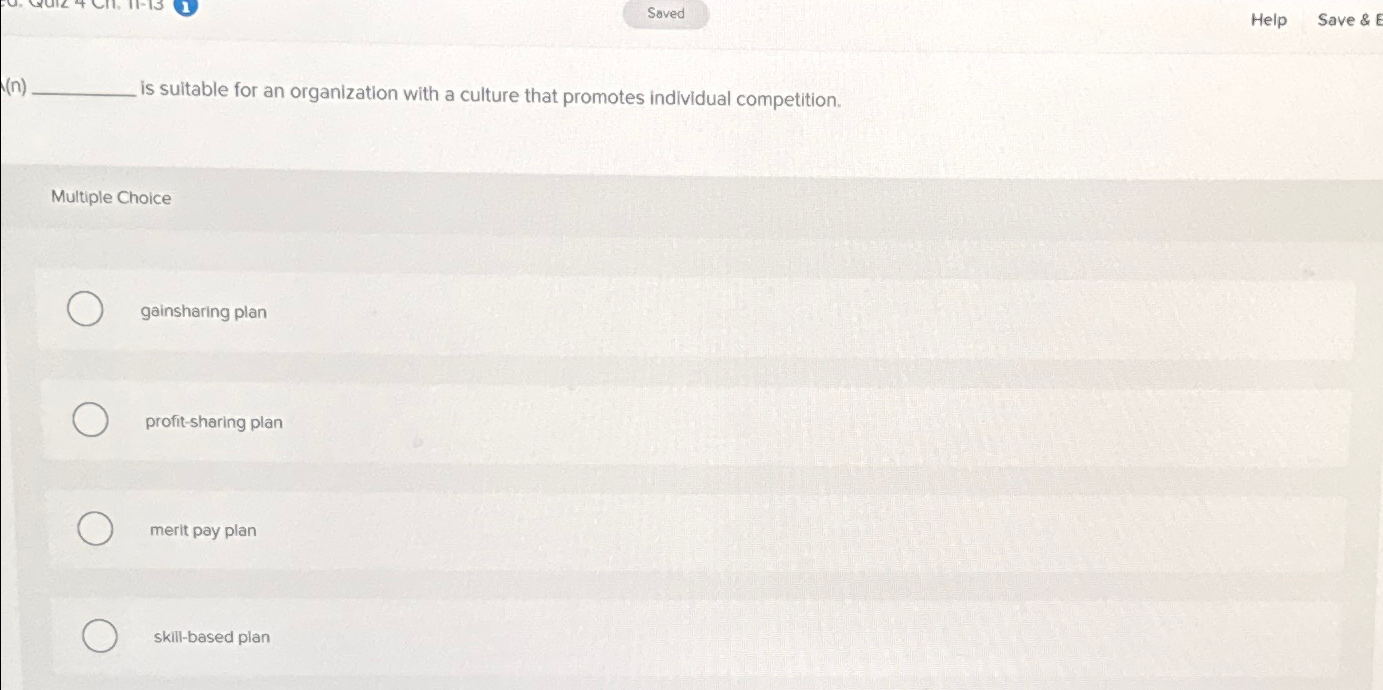  Help Save & E is suitable for an organization with a