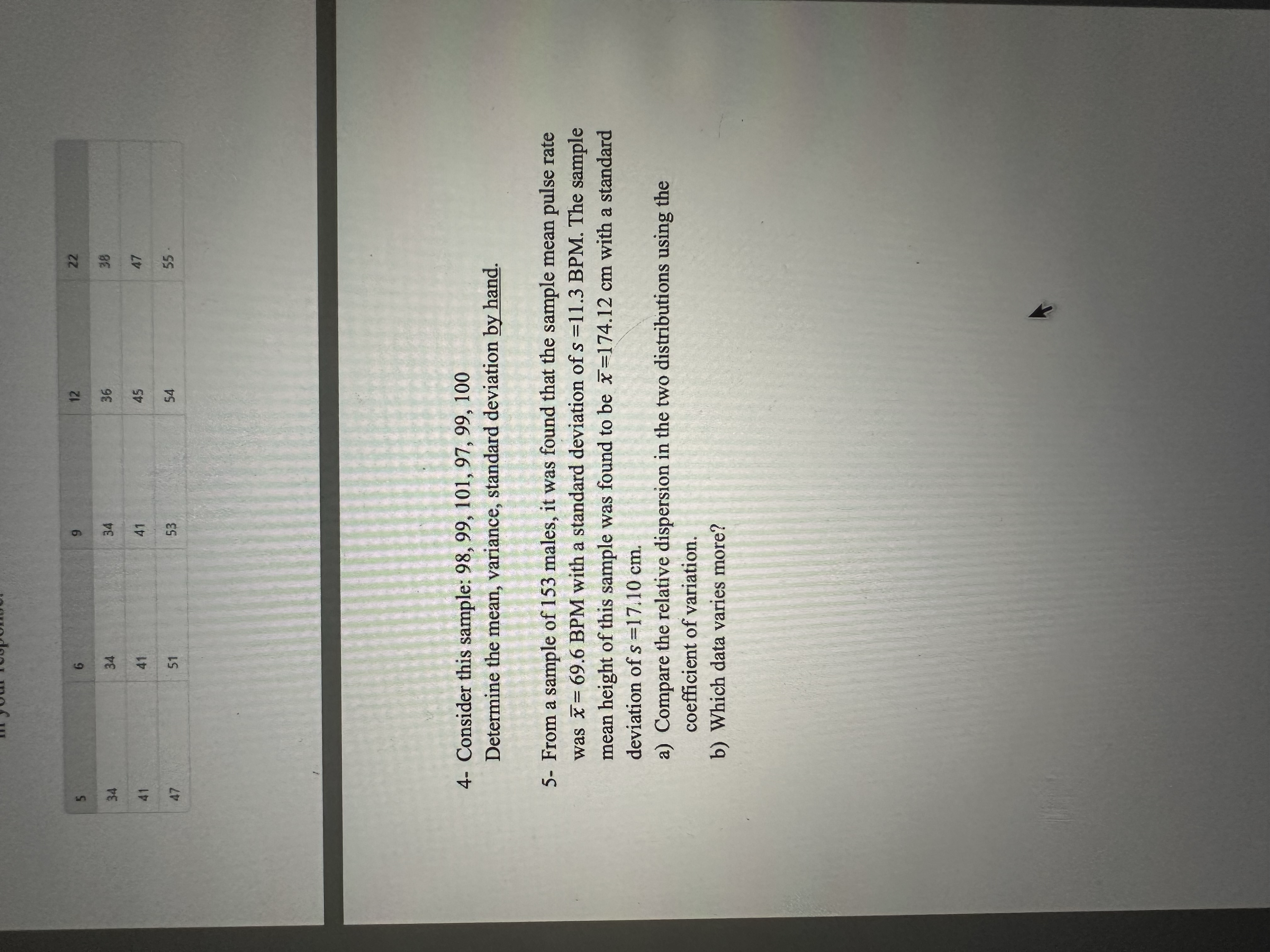 marks. Any required computeroutput must be appropriately labeled; marks will be lost