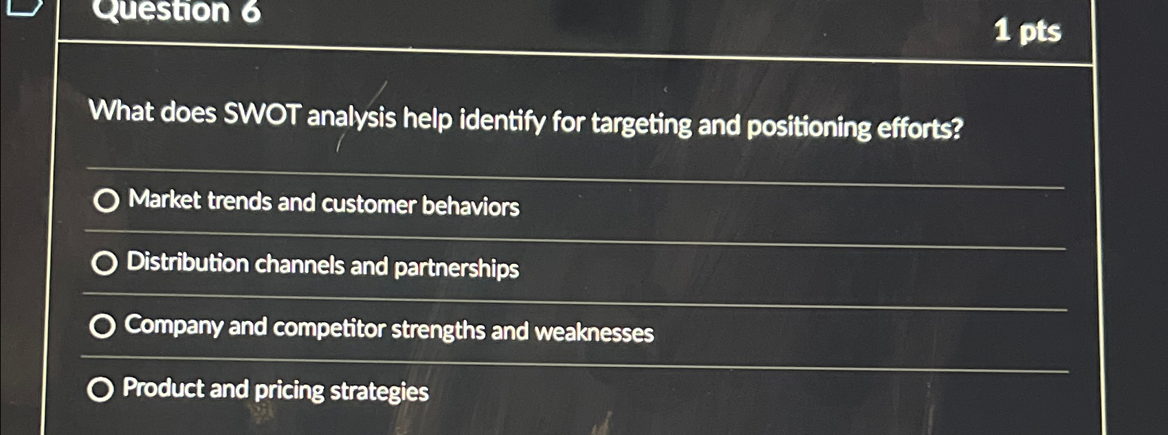  What does SWOT analysis help identify for targeting and positioning efforts?