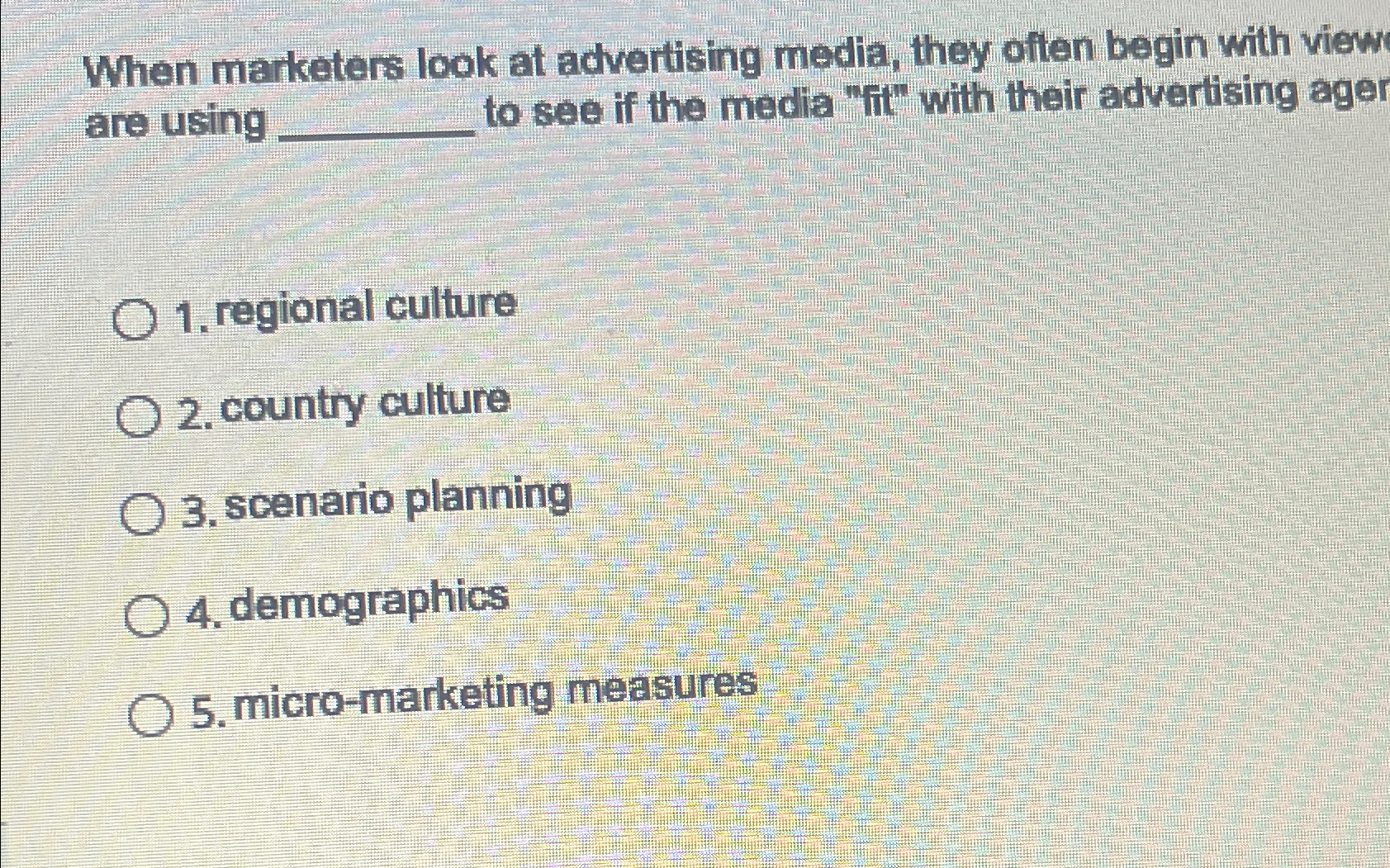  When marketers look at advertising media, they often begin with view