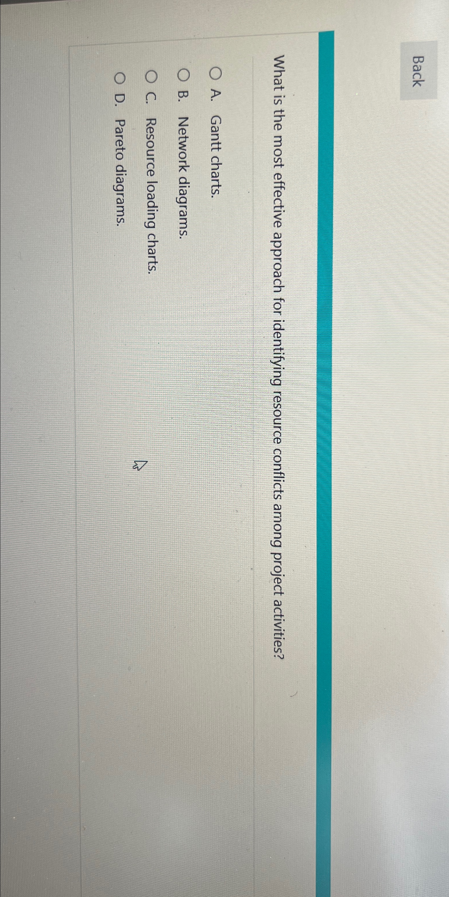  What is the most effective approach for identifying resource conflicts among