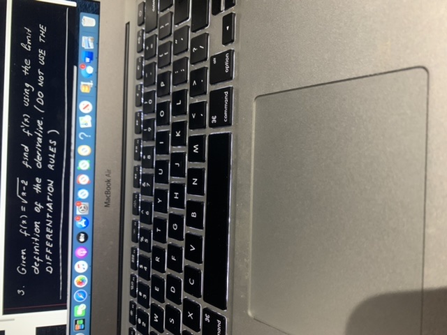  3. Given fla) = Va-2 find f'lx) using the limit definition