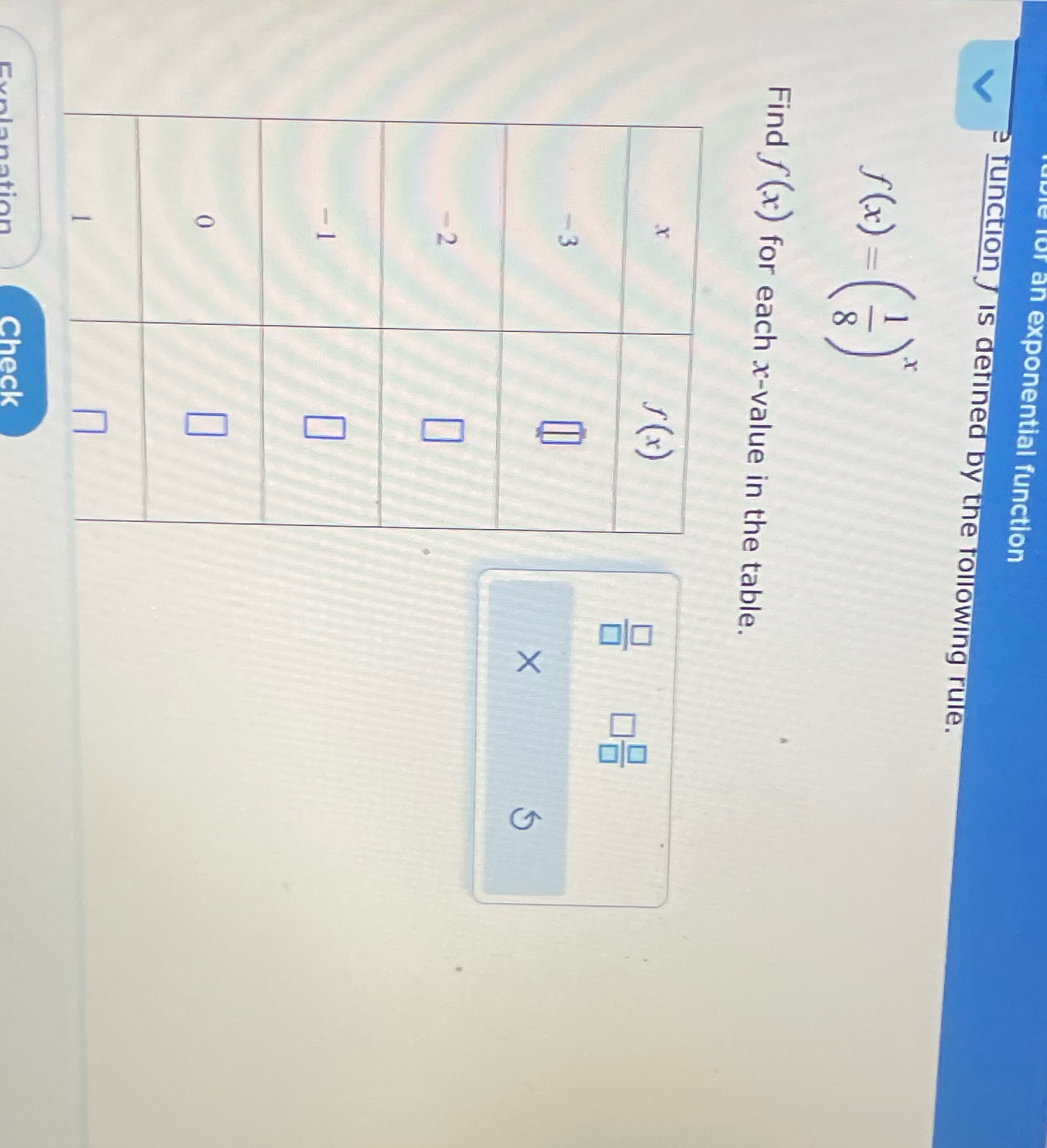  G X DO e function / is defined by the following