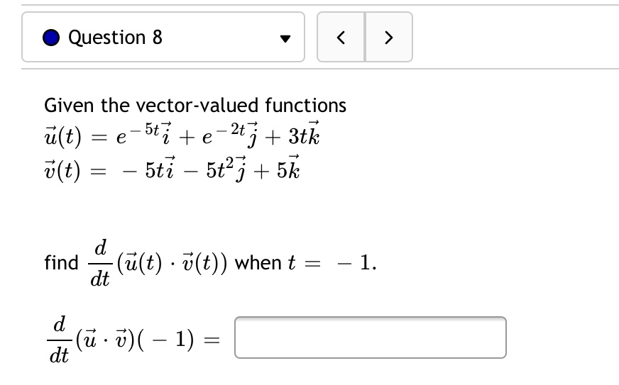 Calculus 3 \fx Question 1 v Score on last try: 0 of