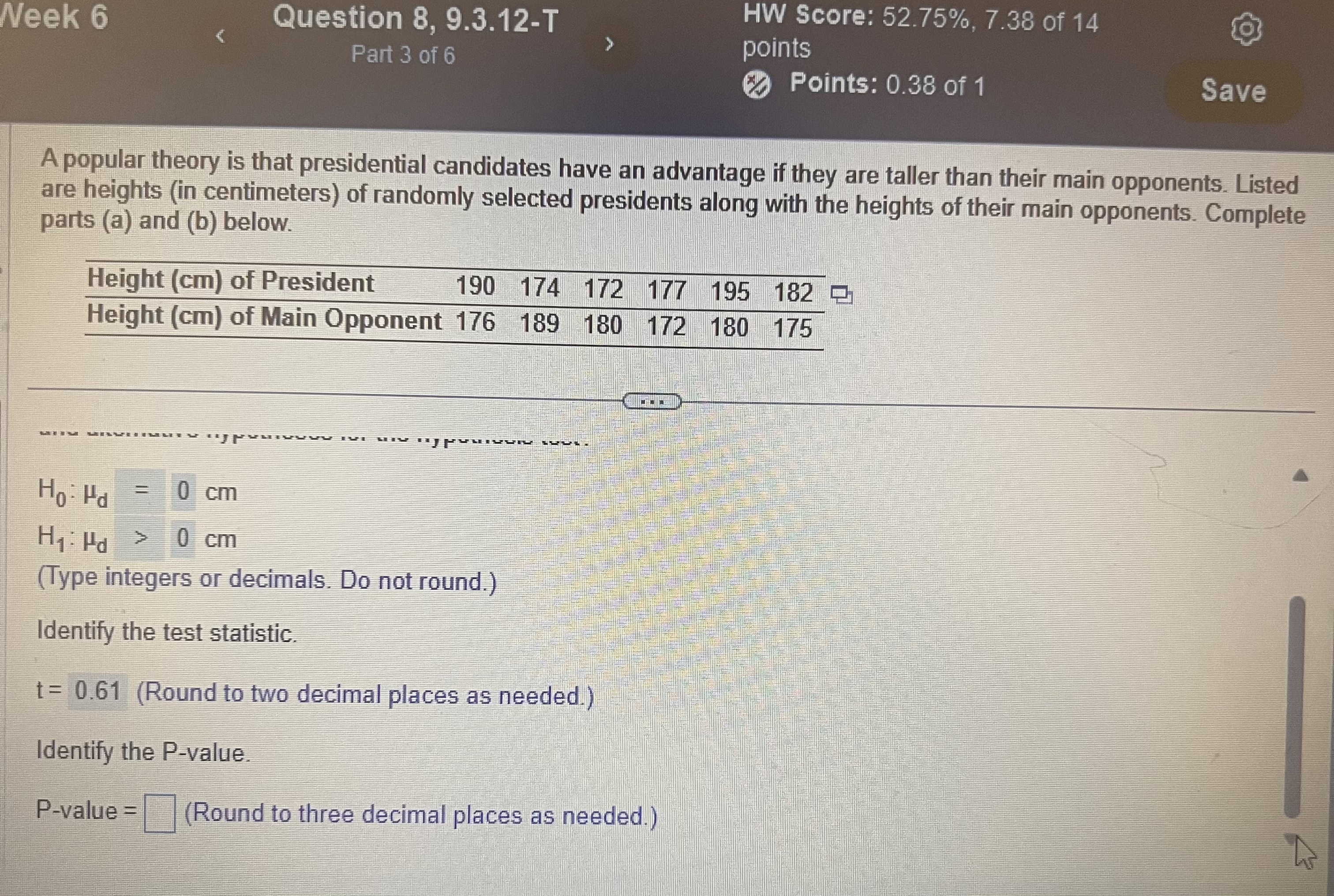 12.1.3 HW Score: 52.75%, 7.38 of 14 points Part 2 of 2