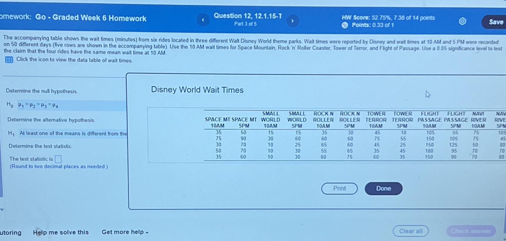 shown are the SPSS results from analysis of variance. Assume that we