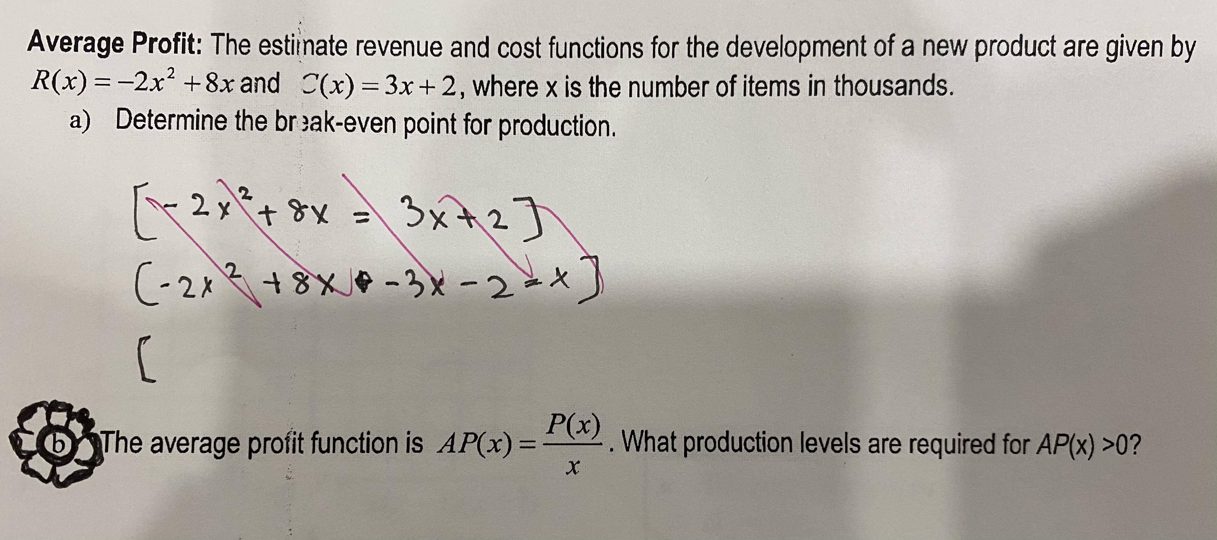 I NEED HELP. Please help me I am so clueless. Average Profit: