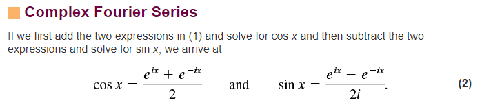 Fourier series. The part that I specifically have an issue with is