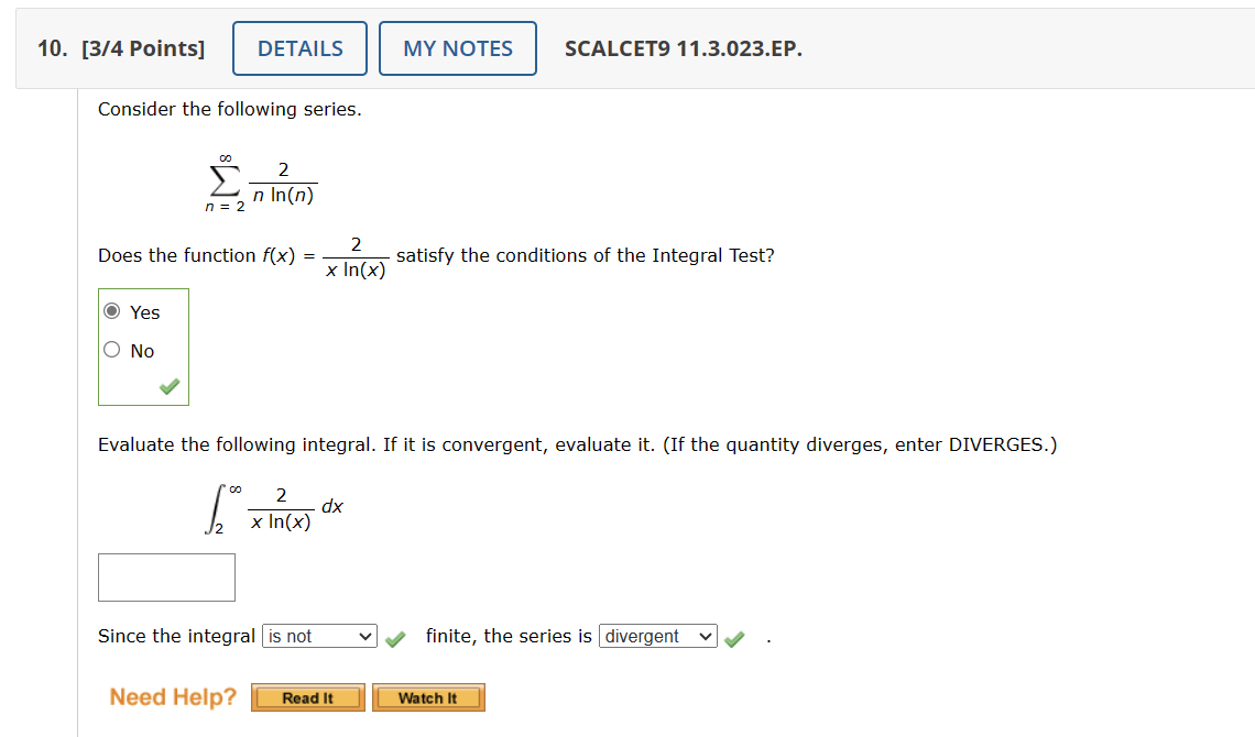 a diverges by the Comparison Test. O We cannot say anything about