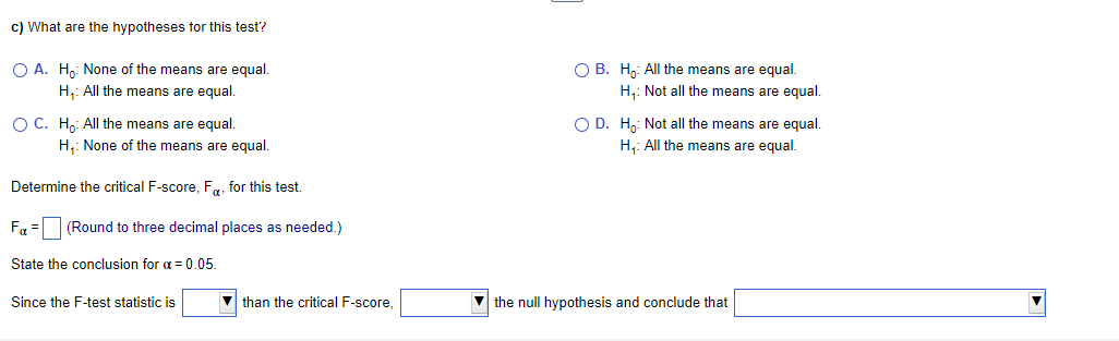 the remaining entries in the table. Source Sum of Squares Degrees of