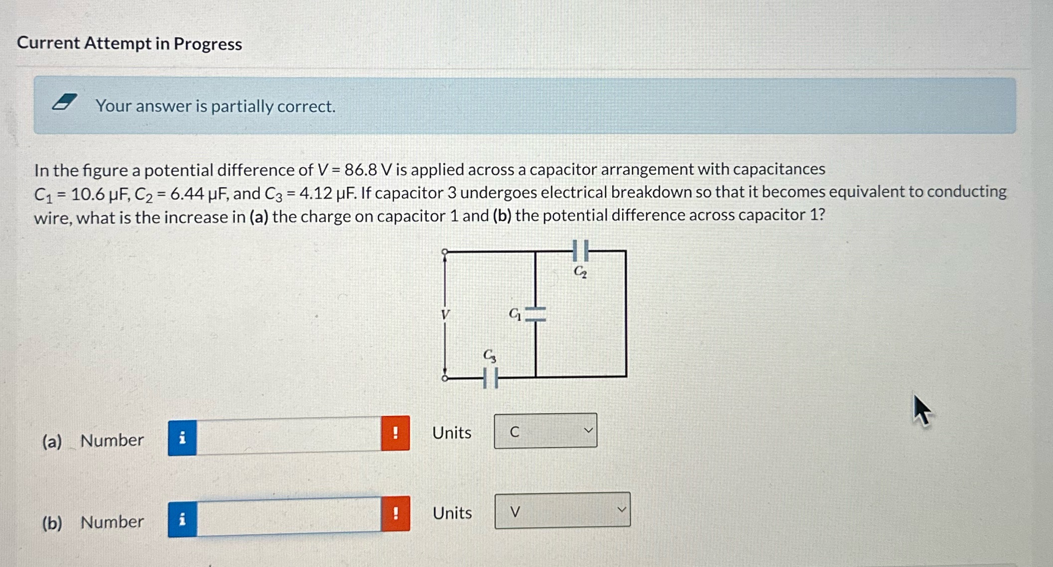  Current Attempt in Progress Your answer is partially correct. In the