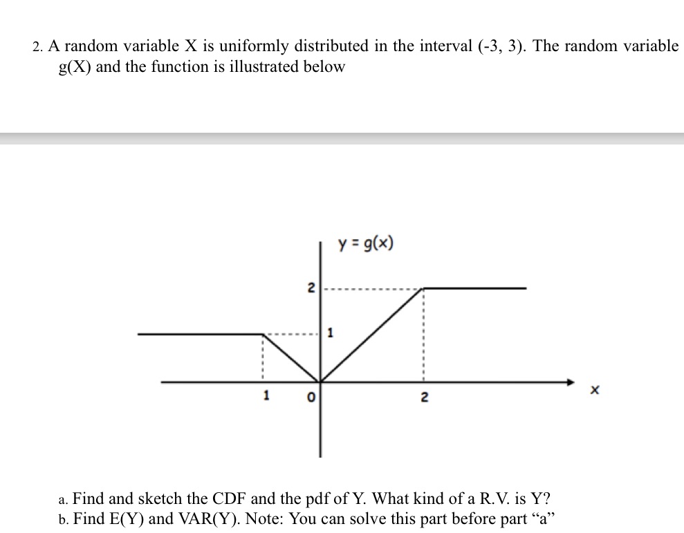 Please help me this question. Thank you. 2. A random variable X