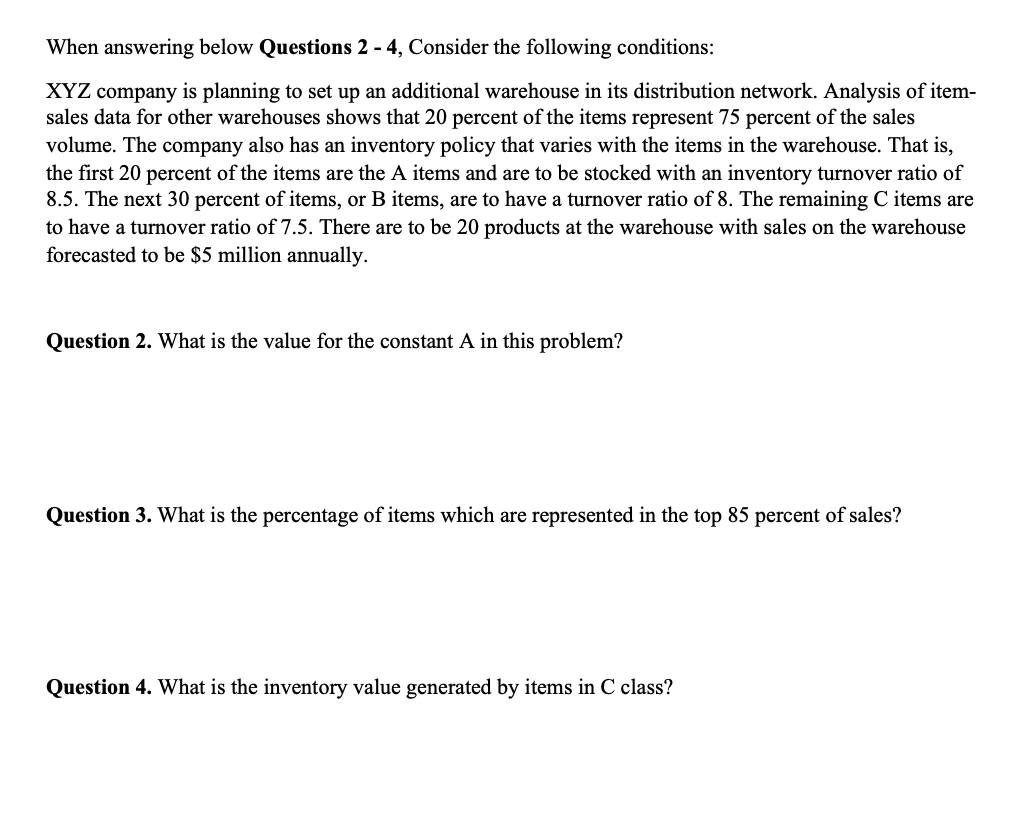 Please help me solve (I was able to get question 2 but