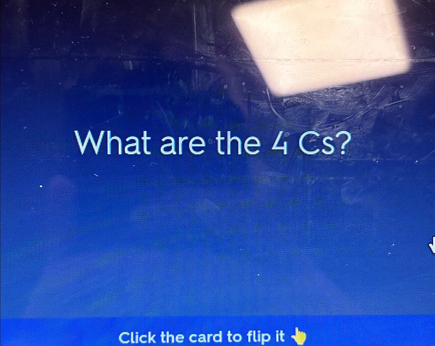  What are the 4 CS? 