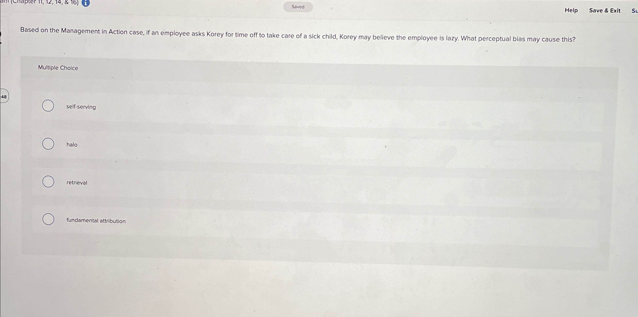  Help Save & Exit Based on the Management in Action case,