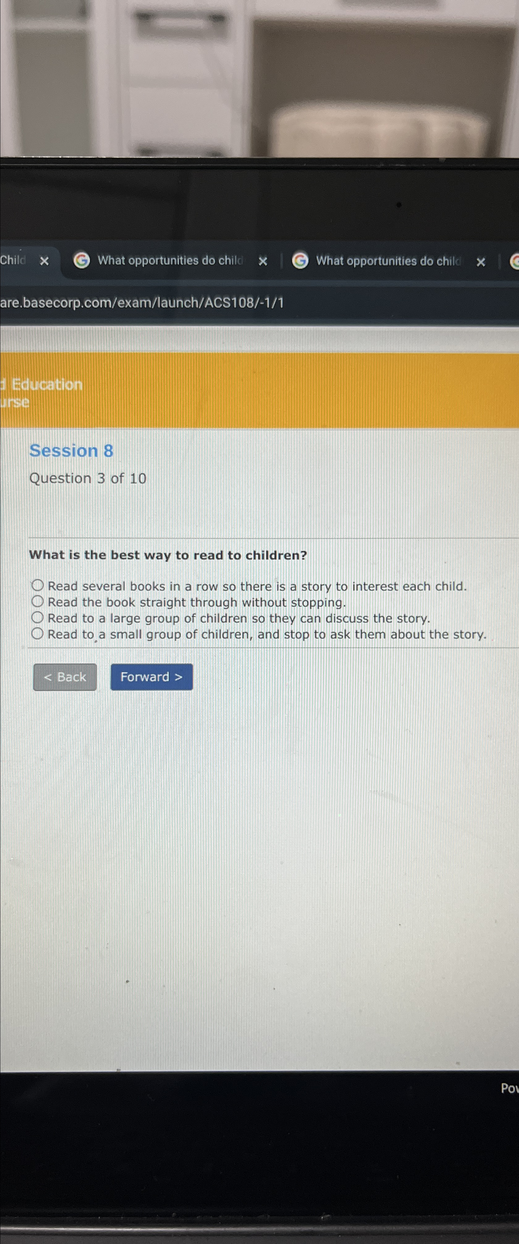  Chilc What opportunities do chilc What opportunities do chilc are.basecorp.com/exam/launch/ACS108/-1/1 Education