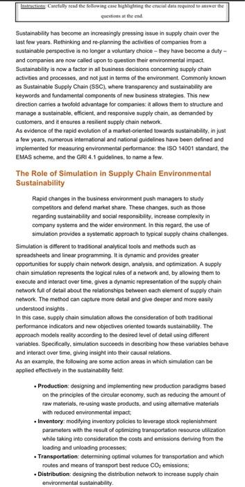  Q1: Analyzing the given data and information above in the case