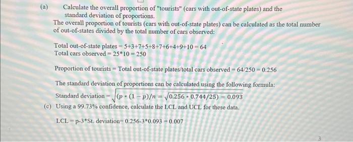 A small, independent amusement park collects data on the number of cars