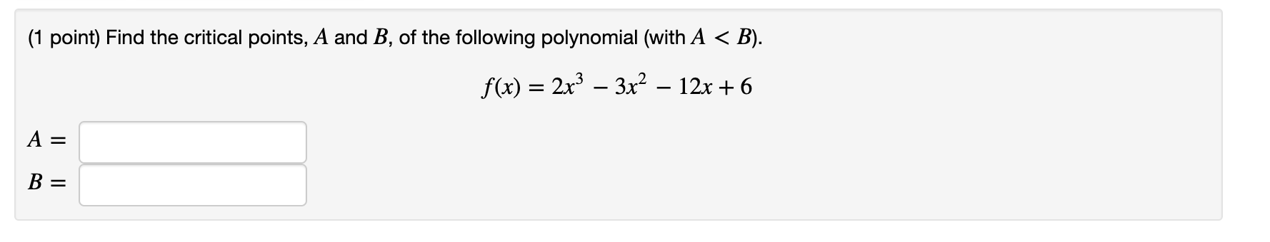 = 5 Jr2 +7 ls f a maximum or minumum at the