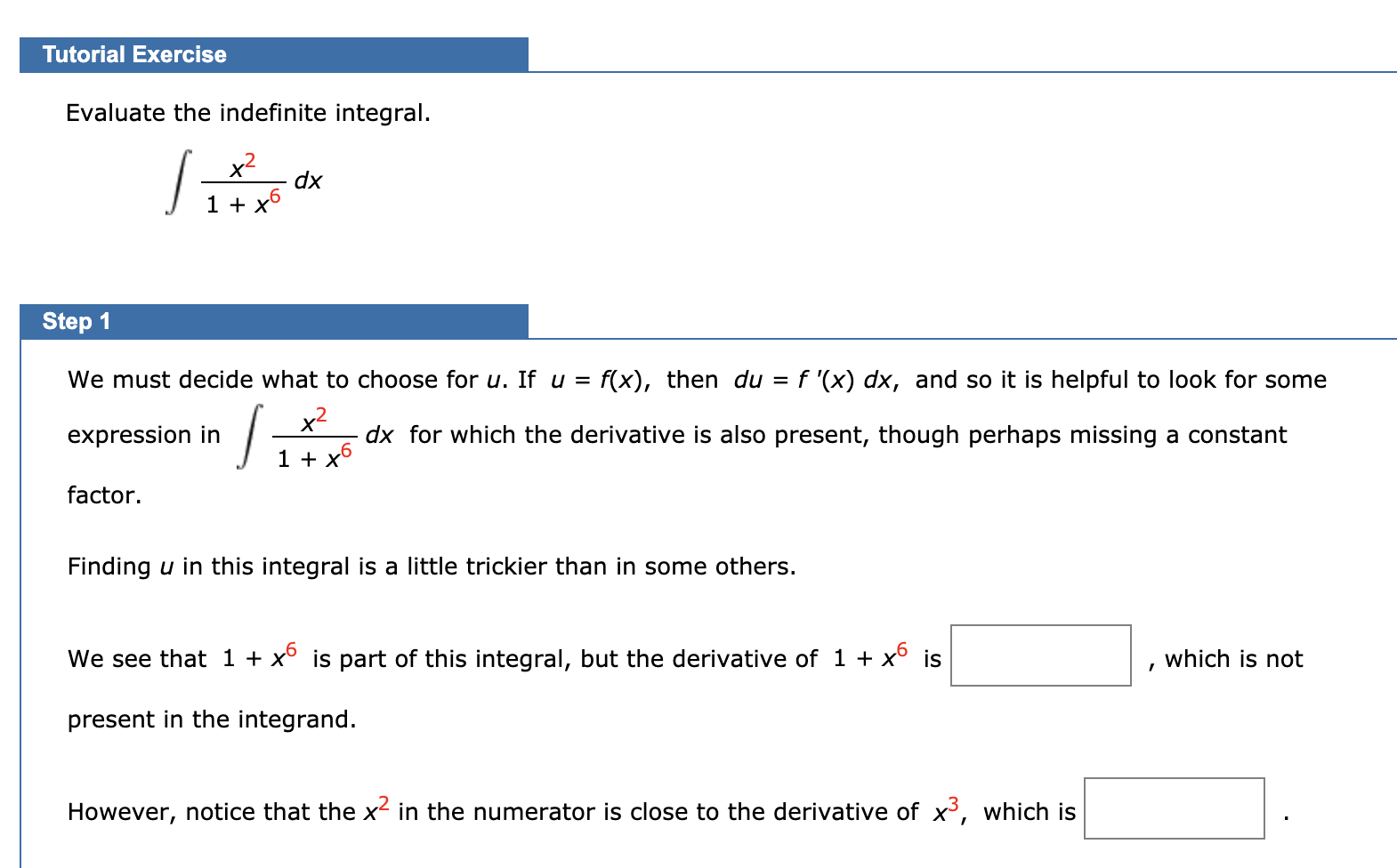 For example, In(x) is part of this integral, and the derivative of