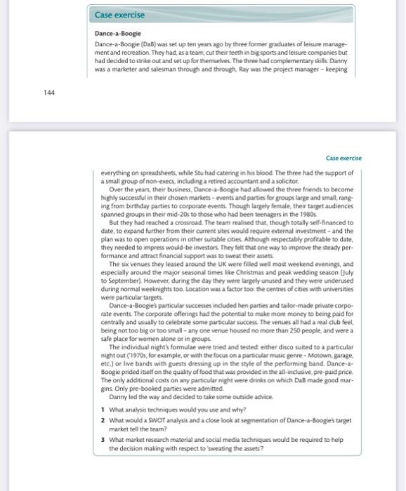  answer the second question please Dance-a-Boogie Dance-a-Boogie (DaB) was set up