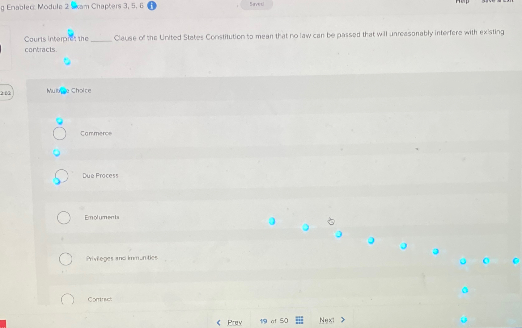  g Enabled: Module 2 Exam Chapters 3,5,6(i) Saved Courts interpret the